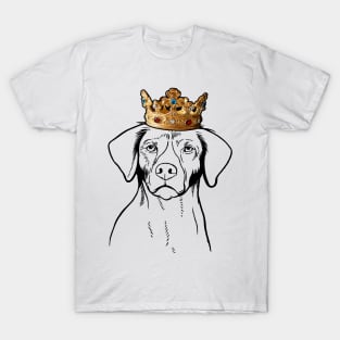 Brittany Dog King Queen Wearing Crown T-Shirt